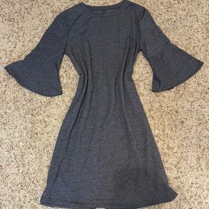 Very warm dress. Soft lining on the inside is great for mild winter weather